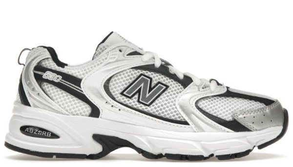 New Balance  'White Silver Metalic Black' (Unisex)