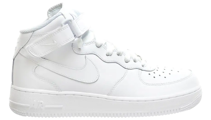 Nike Air Force Mid '07 Triple White' (Unisex)